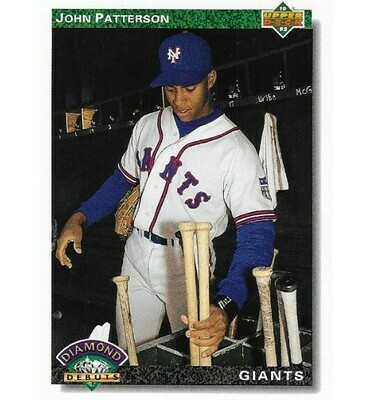 Patterson, John / San Francisco Giants | Upper Deck #778 | Baseball Trading Card | 1992 | Rookie Card | Diamond Debuts
