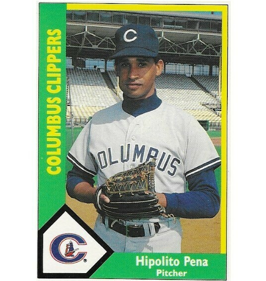 Pena, Hipolito / Columbus Clippers | CMC #206 | Baseball Trading Card | 1990 | International League