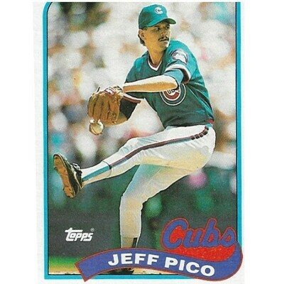 Pico, Jeff / Chicago Cubs | Topps #262 | Baseball Trading Card | 1989 | Rookie Card