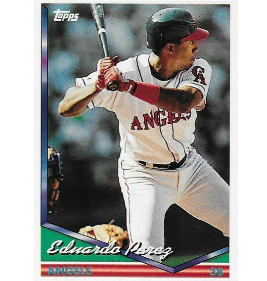 Perez, Eduardo / California Angels | Topps #721 | Baseball Trading Card | 1994