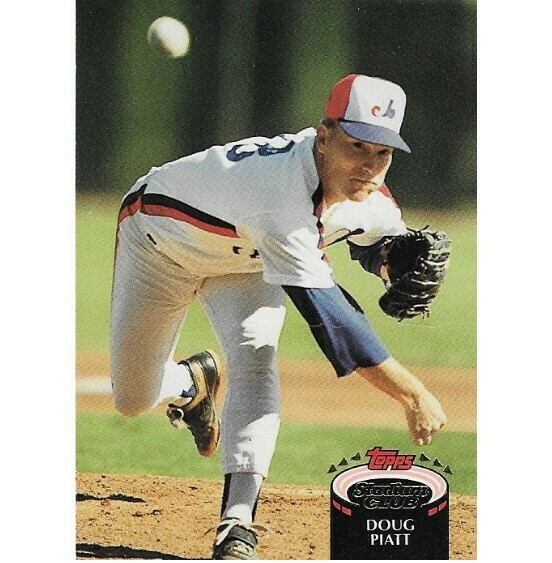 Piatt, Doug / Montreal Expos | Stadium Club #408 | Baseball Trading Card | 1992 | Rookie Card