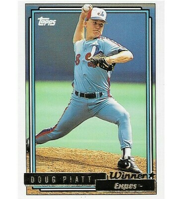 Piatt, Doug / Montreal Expos | Topps #526 | Baseball Trading Card | 1992 | Gold Winner Series