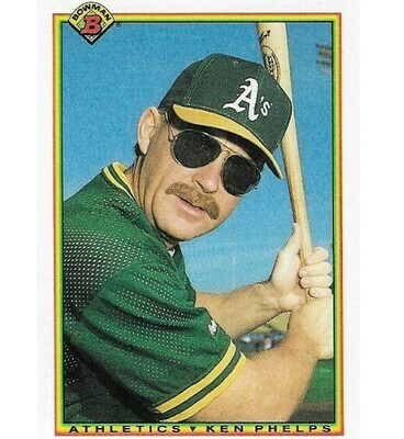 Phelps, Ken / Oakland Athletics | Bowman #462 | Baseball Trading Card | 1990