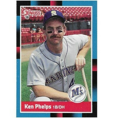 Phelps, Ken / Seattle Mariners | Donruss #489 | Baseball Trading Card | 1988