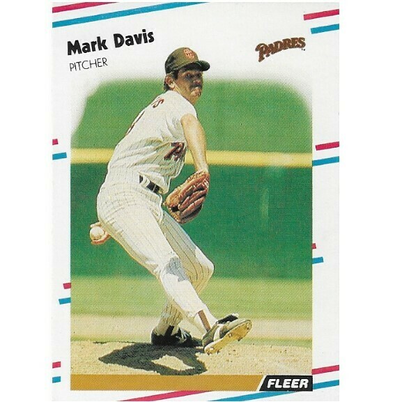 Davis, Mark / San Diego Padres | Fleer #581 | Baseball Trading Card | 1988