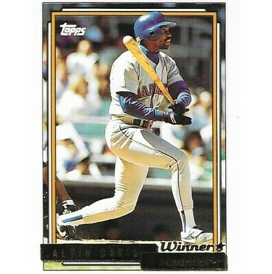 Davis, Alvin / Seattle Mariners | Topps #130 | Baseball Trading Card | 1992 | Gold Winners