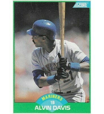 Davis, Alvin / Seattle Mariners | Score #51 | Baseball Trading Card | 1989