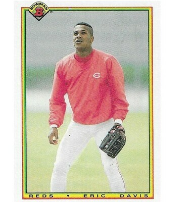 Davis, Eric / Cincinnati Reds | Bowman #58 | Baseball Trading Card | 1990