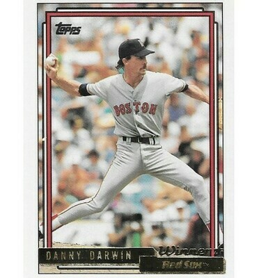 Darwin, Danny / Boston Red Sox | Topps #324 | Baseball Trading Card | 1992 | Gold Winners