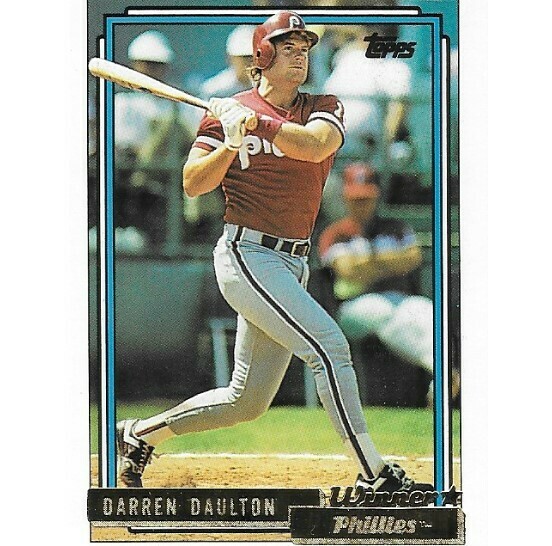 Daulton, Darren / Philadelphia Phillies | Topps #244 | Baseball Trading Card | 1992 | Gold Winners