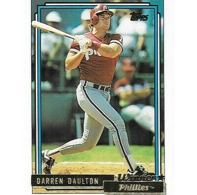 Daulton, Darren / Philadelphia Phillies | Topps #244 | Baseball Trading Card | 1992 | Gold Winners