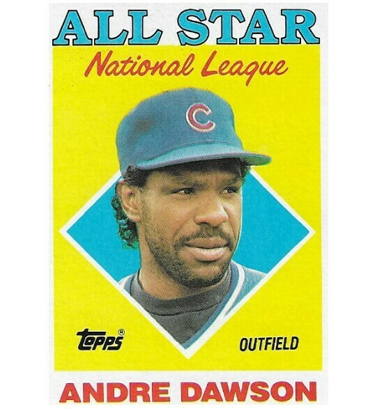 Dawson, Andre / Chicago Cubs | Topps #401 | Baseball Trading Card | 1988 | All Star | Hall of Famer