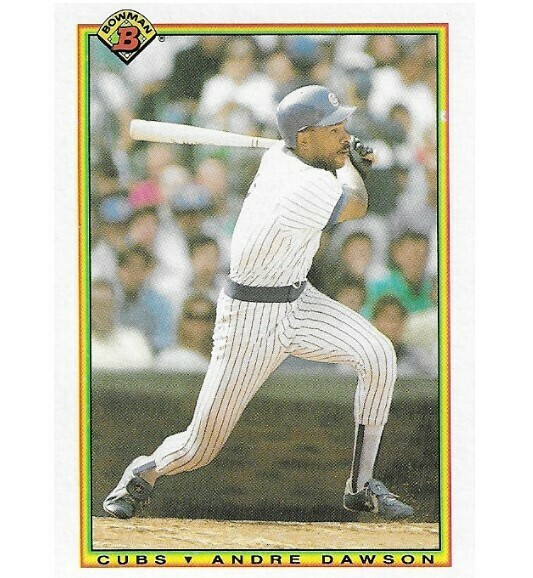 Dawson, Andre / Chicago Cubs | Bowman #39 | Baseball Trading Card | 1990 | Hall of Famer