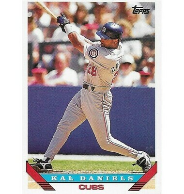 Daniels, Kal / Chicago Cubs | Topps #128 | Baseball Trading Card | 1993