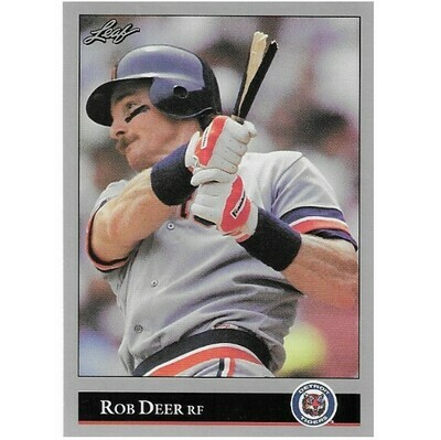 Deer, Rob / Detroit Tigers | Leaf #193 | Baseball Trading Card | 1992