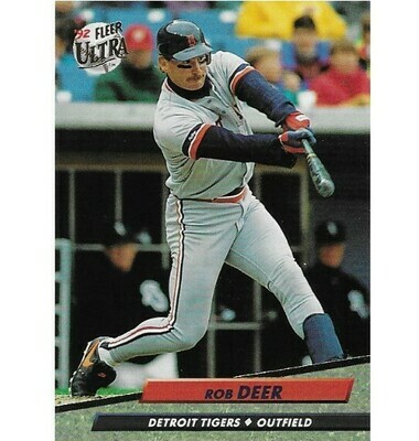 Deer, Rob / Detroit Tigers | Ultra #58 | Baseball Trading Card | 1992