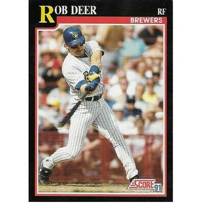 Deer, Rob / Milwaukee Brewers | Score #248 | Baseball Trading Card | 1991