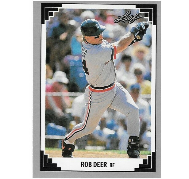 Deer, Rob / Detroit Tigers | Leaf #237 | Baseball Trading Card | 1991