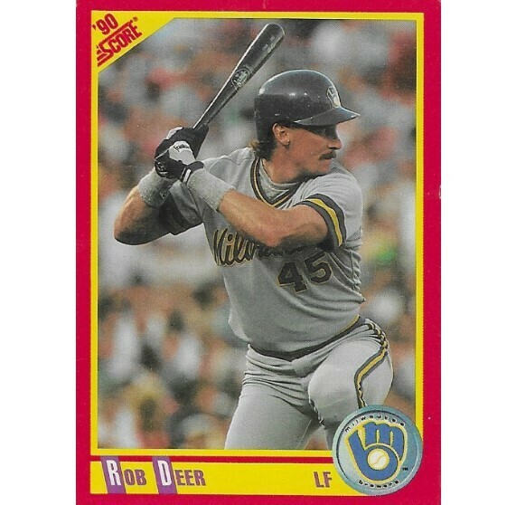 Deer, Rob / Milwaukee Brewers | Score #390 | Baseball Trading Card | 1990