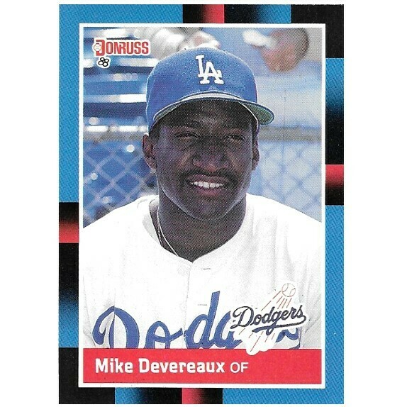 Devereaux, Mike / Los Angeles Dodgers | Donruss #546 | Baseball Trading Card | 1988 | Rookie Card
