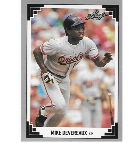 Devereaux, Mike / Baltimore Orioles | Leaf #138 | Baseball Trading Card | 1991