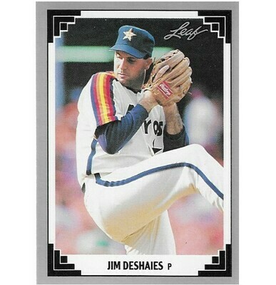 Deshaies, Jim / Houston Astros | Leaf #49 | Baseball Trading Card | 1991