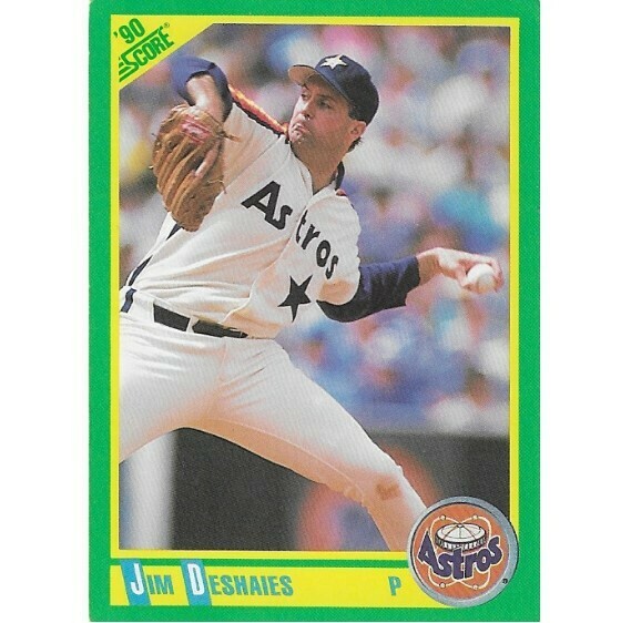 Deshaies, Jim / Houston Astros | Score #154 | Baseball Trading Card | 1990