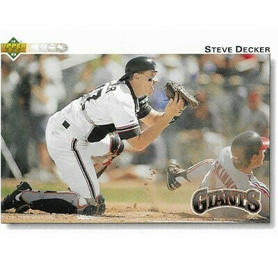 Decker, Steve / San Francisco Giants | Upper Deck #173 | Baseball Trading Card | 1991