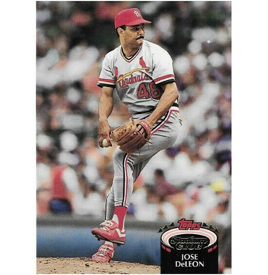 DeLeon, Jose / St. Louis Cardinals | Stadium Club #67 | Baseball Trading Card | 1992