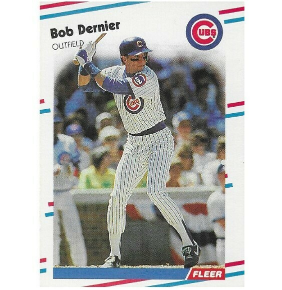 Dernier, Bob / Chicago Cubs | Fleer #417 | Baseball Trading Card | 1988