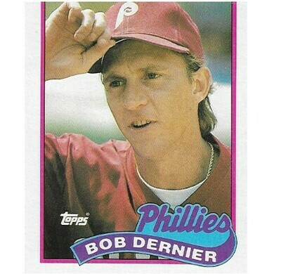 Dernier, Bob / Philadelphia Phillies | Topps #418 | Baseball Trading Card | 1989