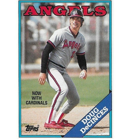 DeCinces, Doug / California Angels | Topps #446 | Baseball Trading Card | 1988 | Now With Cardinals