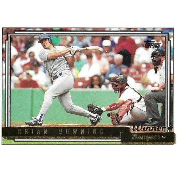 Downing, Brian / Texas Rangers | Topps #173 | Baseball Trading Card | 1992 | Gold Winners