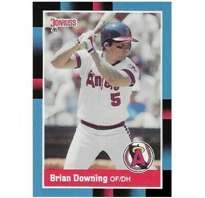 Downing, Brian / California Angels | Donruss #258 | Baseball Trading Card | 1988