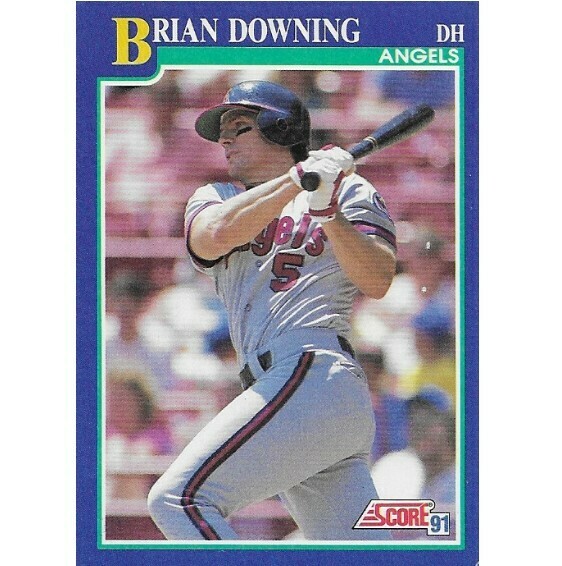 Downing, Brian / California Angels | Score #104 | Baseball Trading Card | 1991
