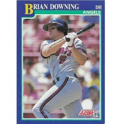 Downing, Brian / California Angels | Score #104 | Baseball Trading Card | 1991
