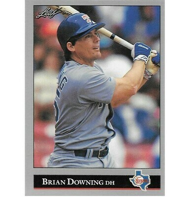 Downing, Brian / Texas Rangers | Leaf #440 | Baseball Trading Card | 1992