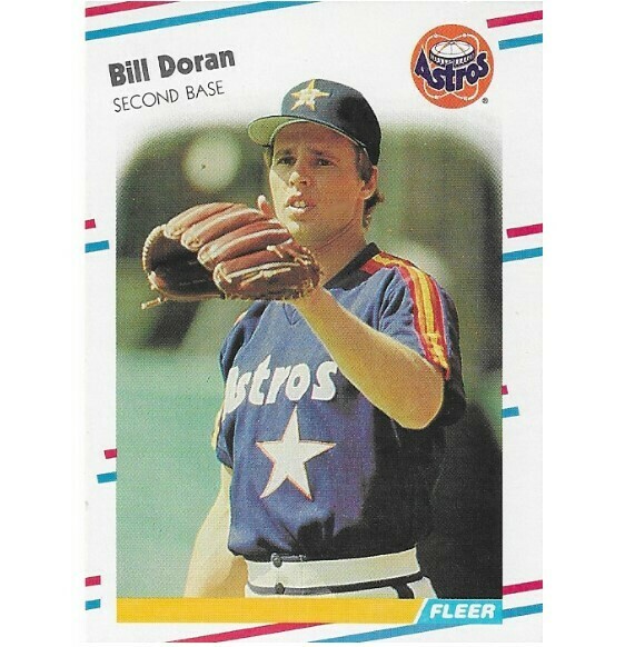 Doran, Bill / Houston Astros, Fleer #447, Baseball Trading Card