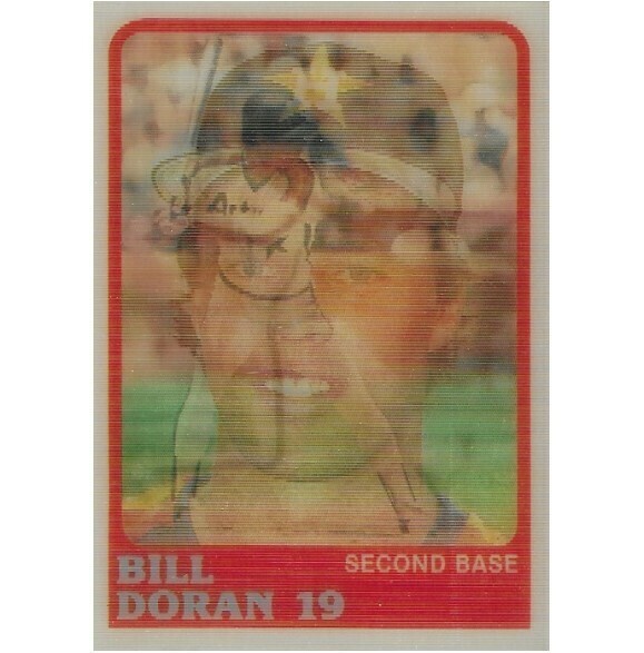 Doran, Bill / Houston Astros | Sportflics #48 | Baseball Trading Card | 1988 | 3-D Card
