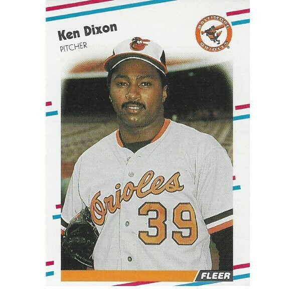 Dixon, Ken / Baltimore Orioles | Fleer #557 | Baseball Trading Card | 1988