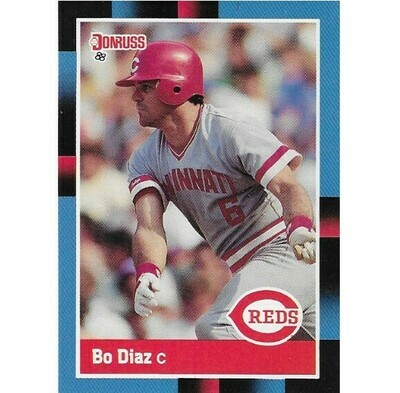 Diaz, Bo / Cincinnati Reds | Donruss #186 | Baseball Trading Card | 1988
