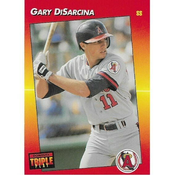 DiSarcina, Gary / California Angels | Triple Play #251 | Baseball Trading Card | 1992