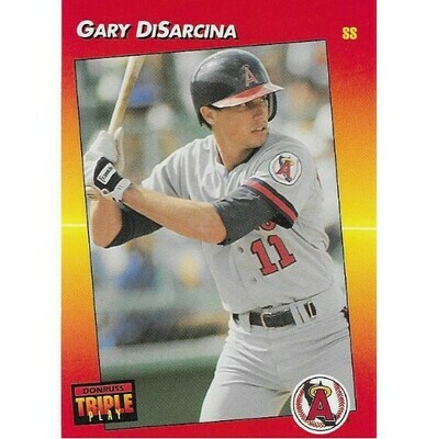 DiSarcina, Gary / California Angels | Triple Play #251 | Baseball Trading Card | 1992