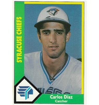Diaz, Carlos / Syracuse Chiefs | CMC #336 | Baseball Trading Card | 1990 | International League