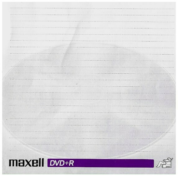 Maxell / DVD + R | Inlay Card