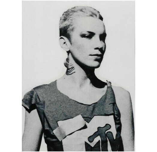 Eurythmics / Annie Wearing MTV Shirt | Photo Print