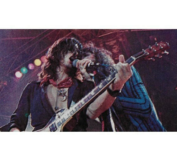 Aerosmith / Joe + Steven On Stage, Sharing Microphone | Photo Print | 1978