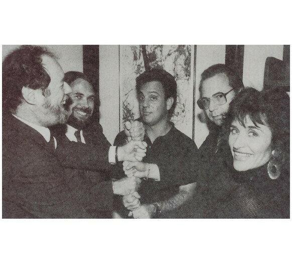 Joel, Billy / With Four Executives, Billy in Center | Photo Print | 1986