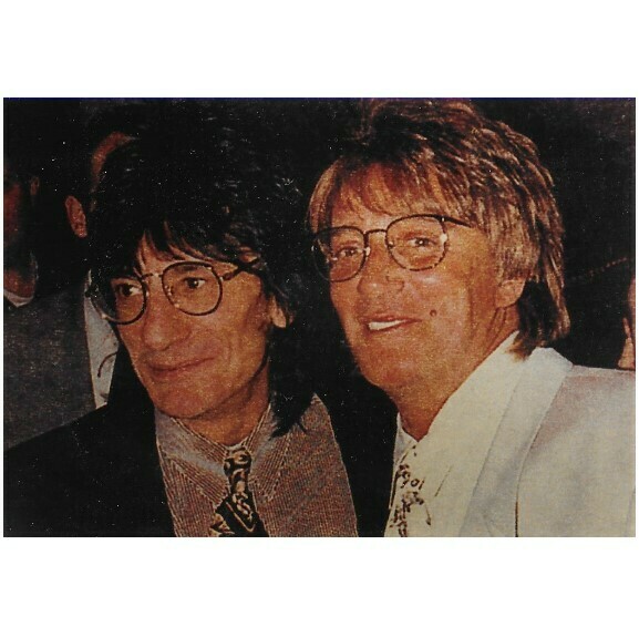Stewart, Rod / With Ronnie Wood, Both Wearing Glasses