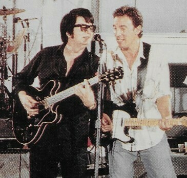 Orbison, Roy / On Stage with Bruce Springsteen and Elvis Costello | Photo Print | September 1987